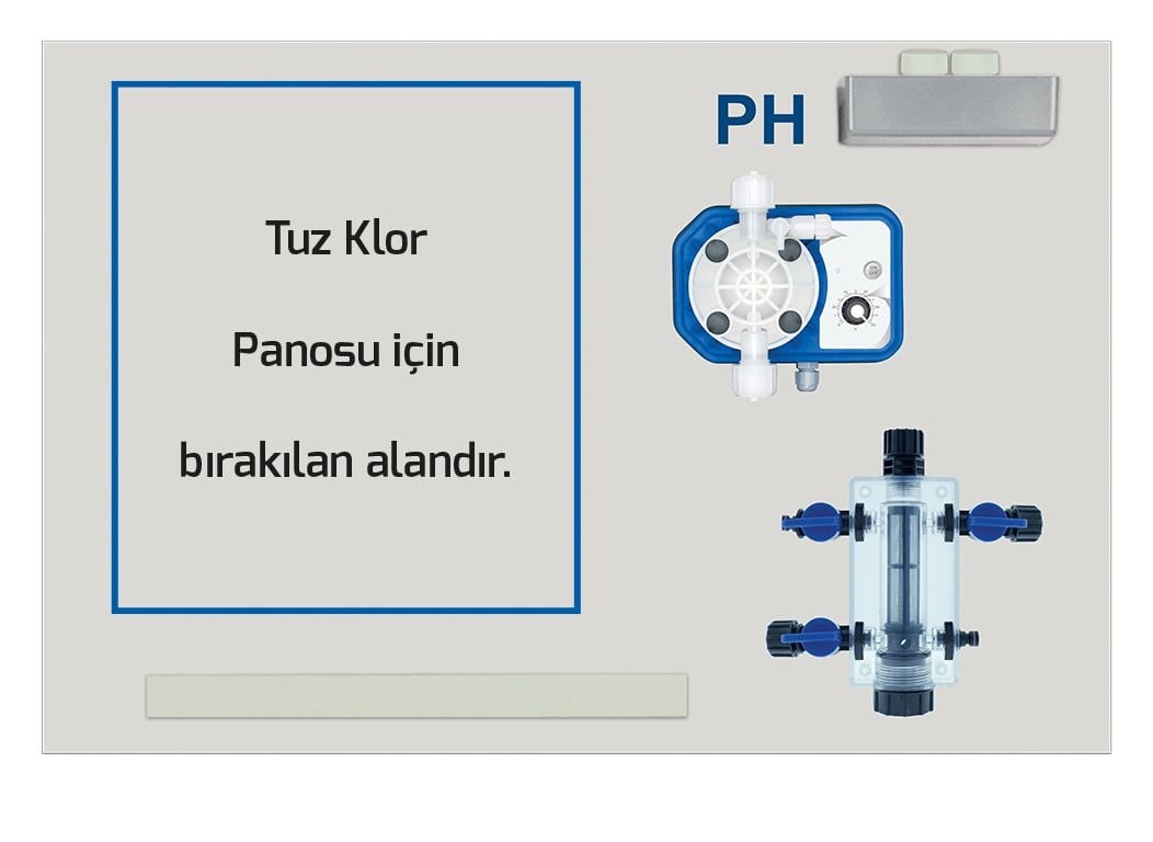 Antech Sistem I5 pH Ölçümlü Tuz Klor Jeneratörü için Yardımcı Sistem