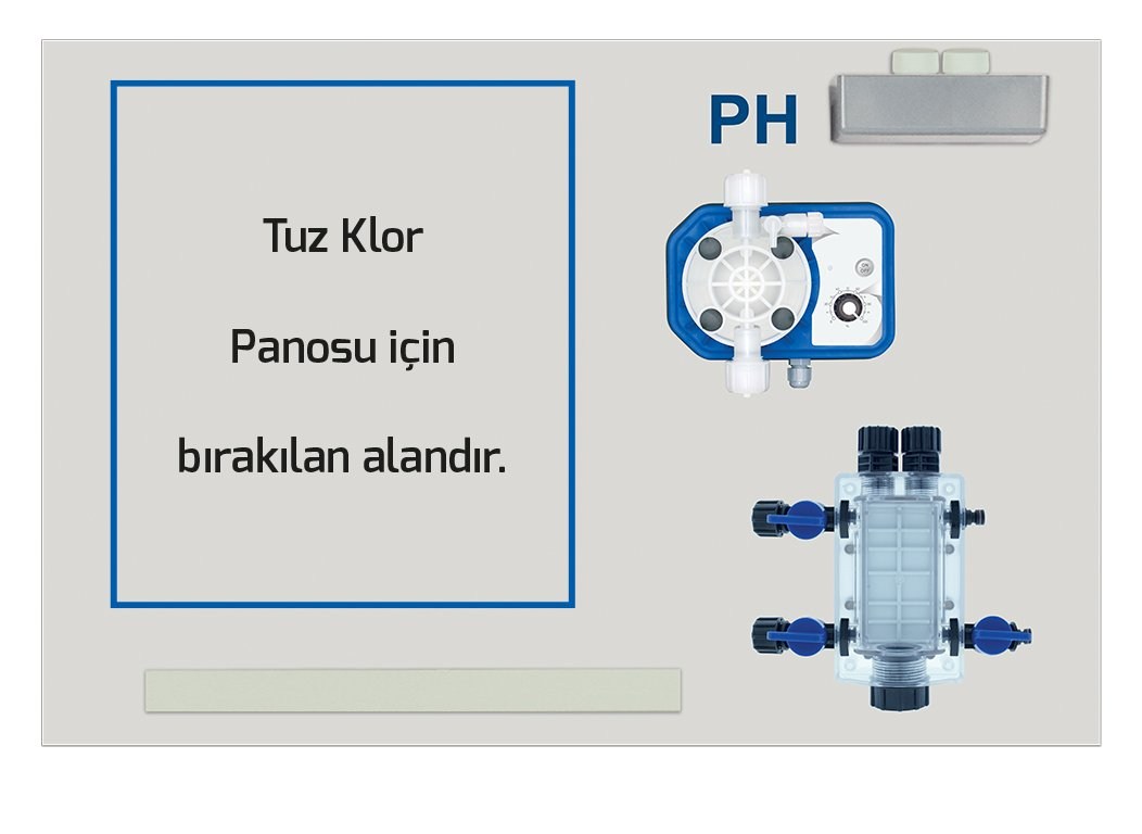 Antech Sistem I6 pH & ORP Ölçümlü Tuz Klor Jeneratörü için Yardımcı Sistem