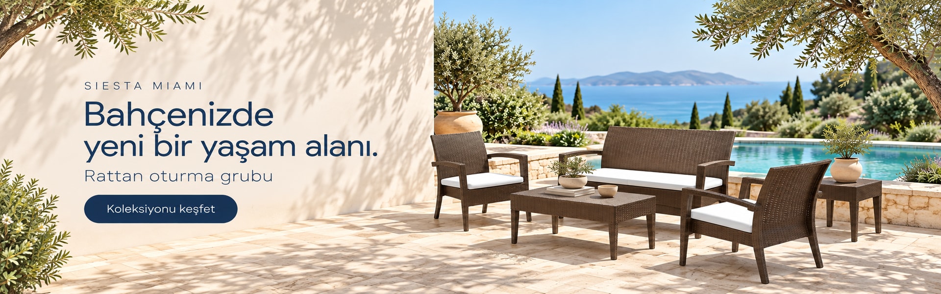Siesta Miami Set Rattan