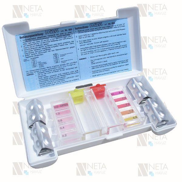 Havuz Suyu Kimyasal Ölçüm Test Kiti Haplı Set