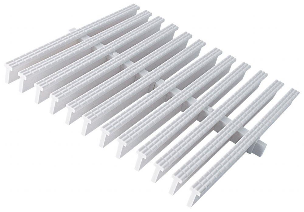 Havuz Taşma Izgarası 25cm Tek Geçme Tek Desen Lux Seri 10 Metre