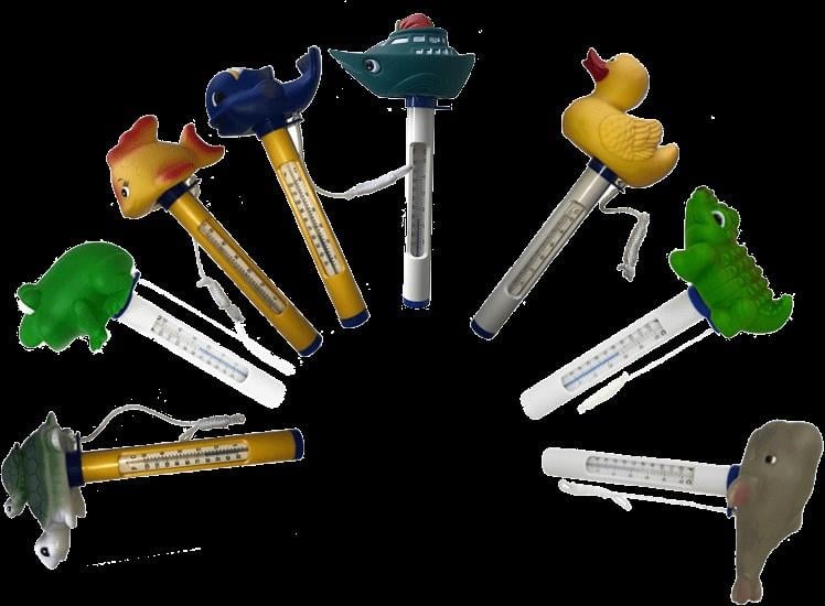 Hayvan Figürlü Yüzer İpli Havuz&SPA Termometresi