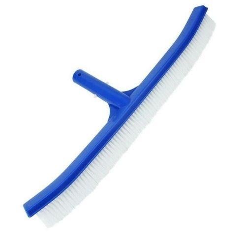Kıvrık Plastik Telli Havuz Fırçası 45cm