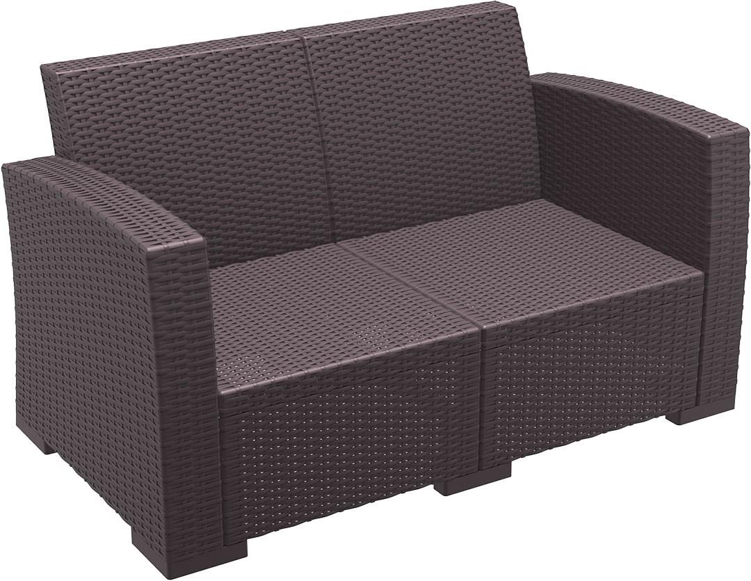 Monaco Model İkili Koltuk Rattan