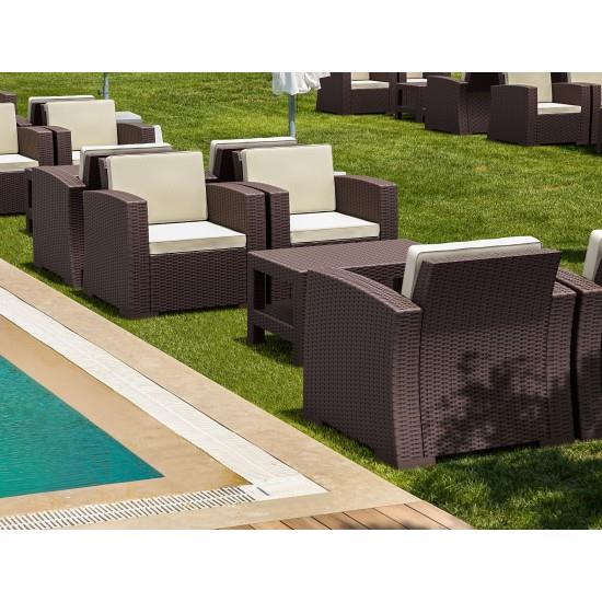 Monaco Model Tekli Koltuk Rattan