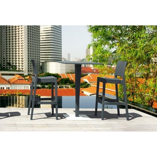 Riva Model Bar Masası Ayak Rattan 892