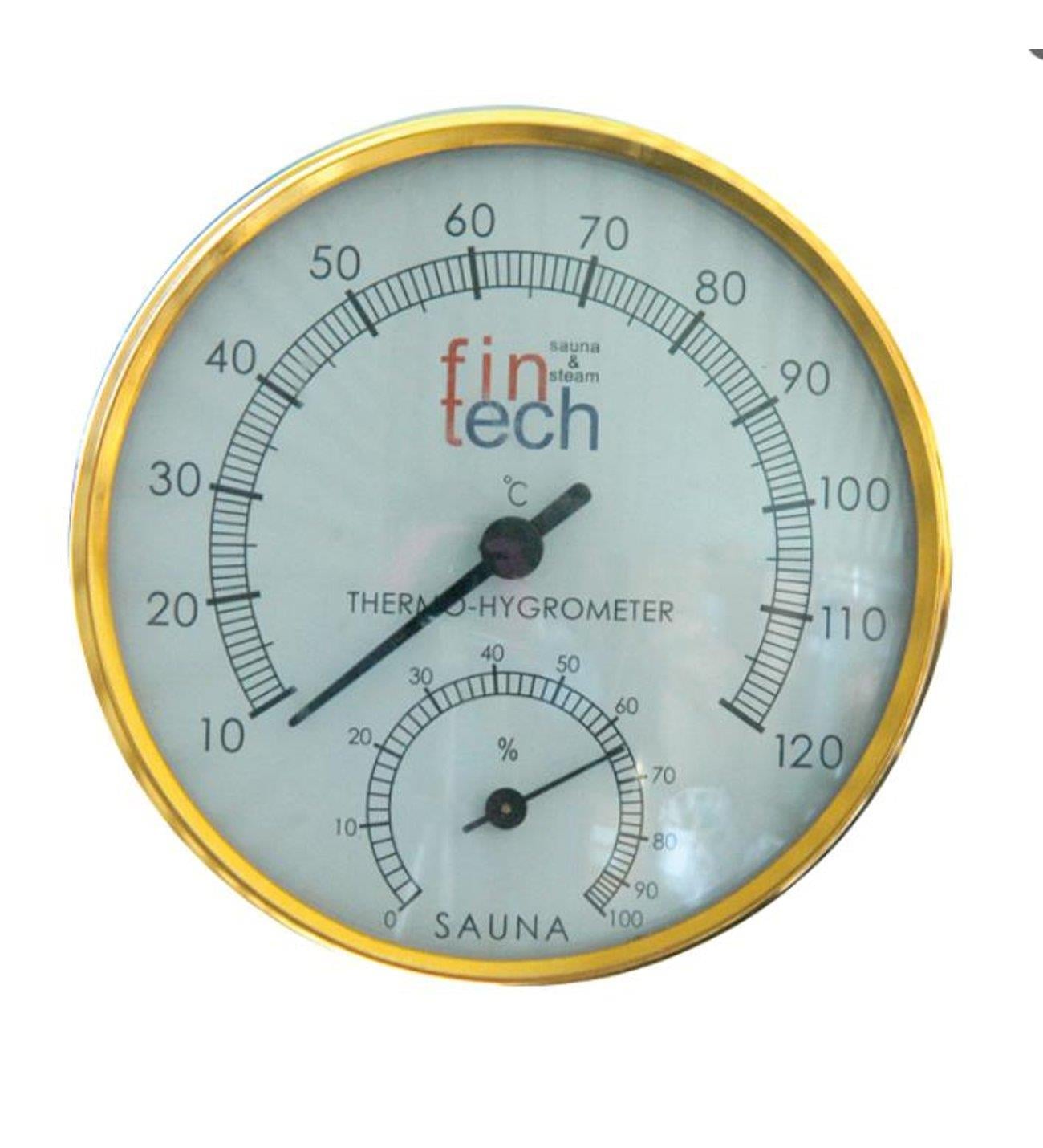 Sauna İçin Plastik Tek Saat İçinde Termometre Ve Higrometre