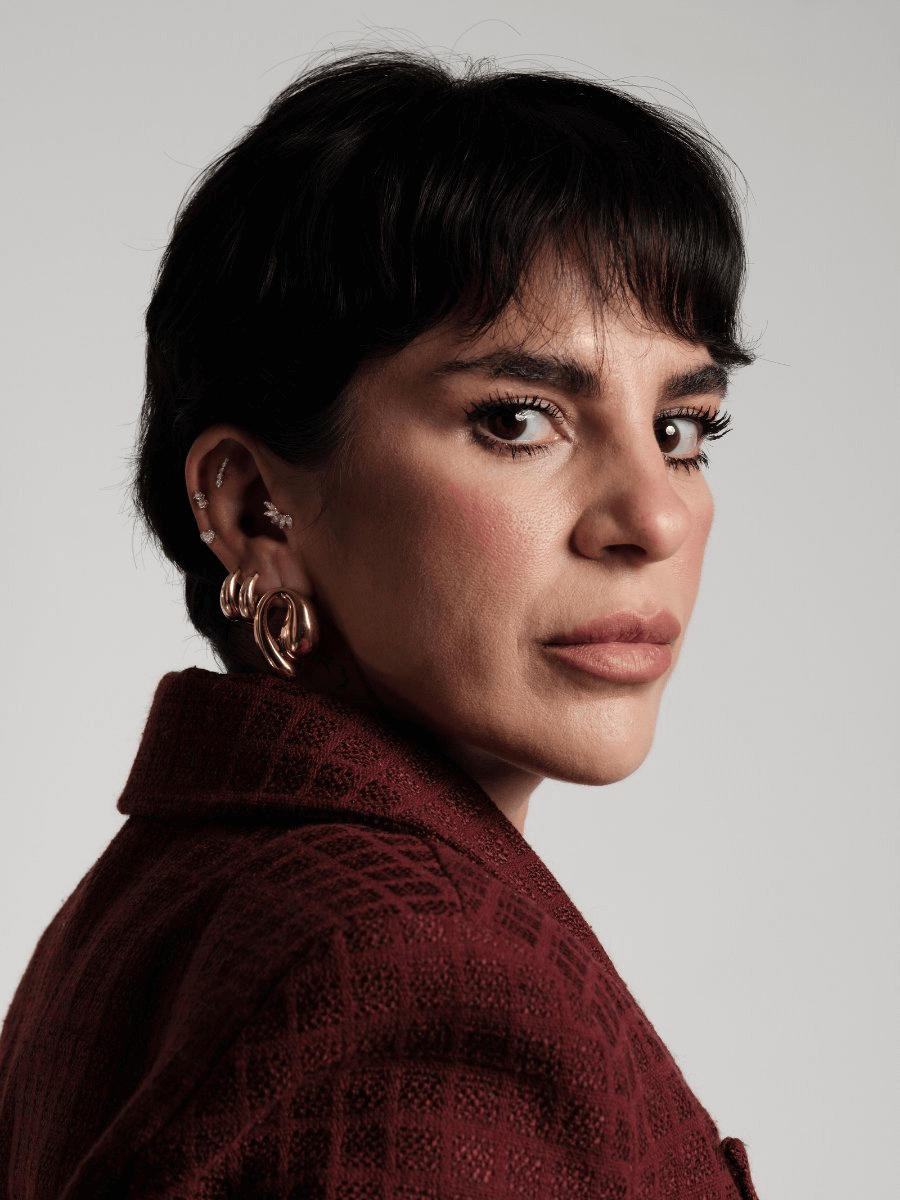 14 Ayar Altın Beştaş Damla Tragus Piercing