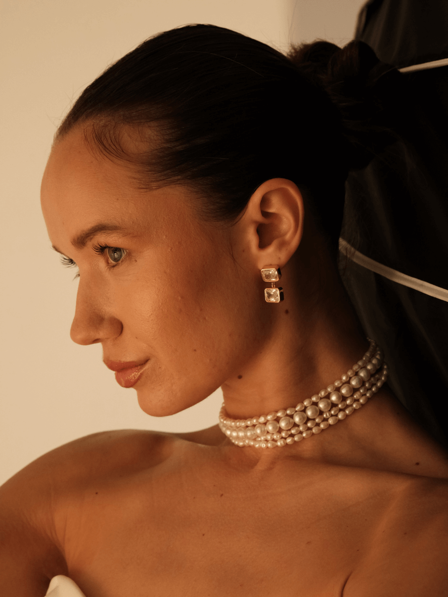 Amour Çoklu İnci Choker