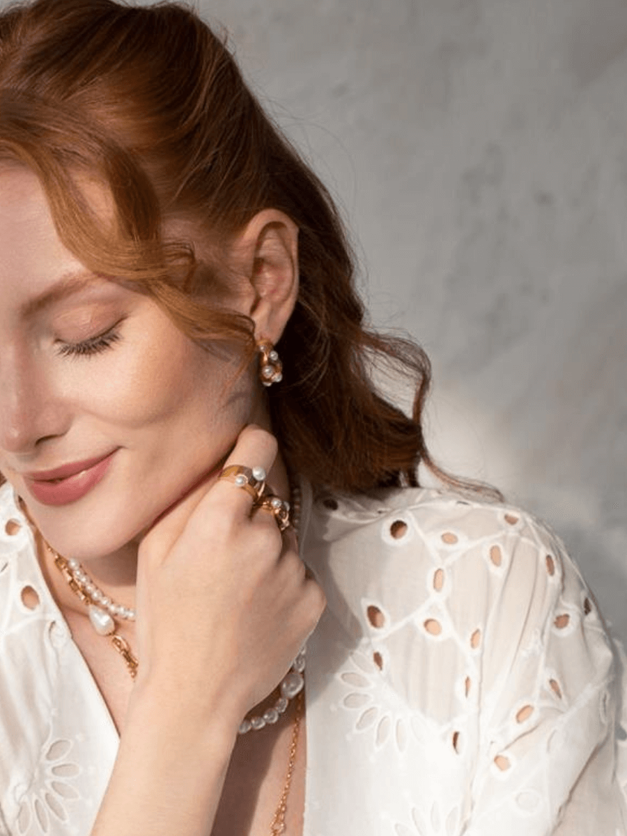 Ayza İnci Halka Küpe