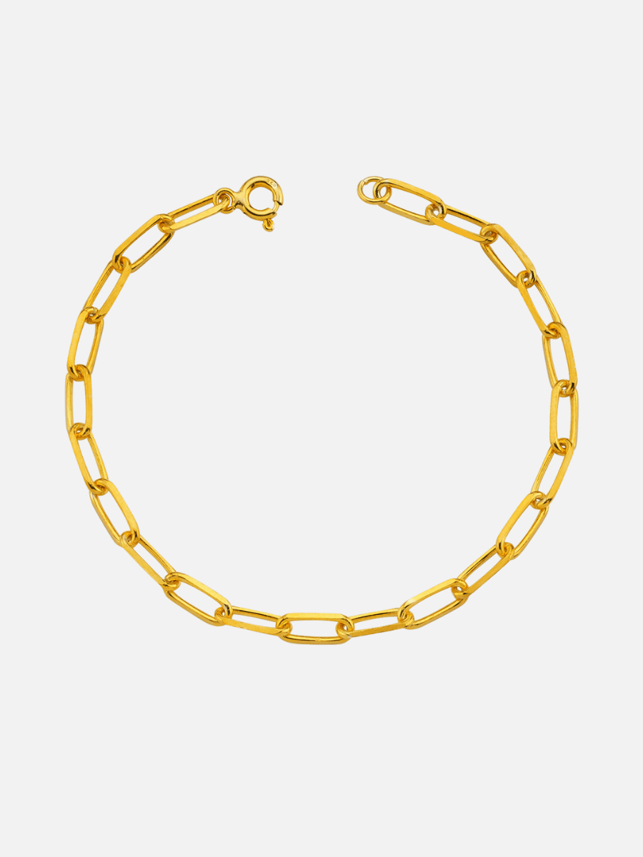 Dikdörtgen Zincir Bileklik