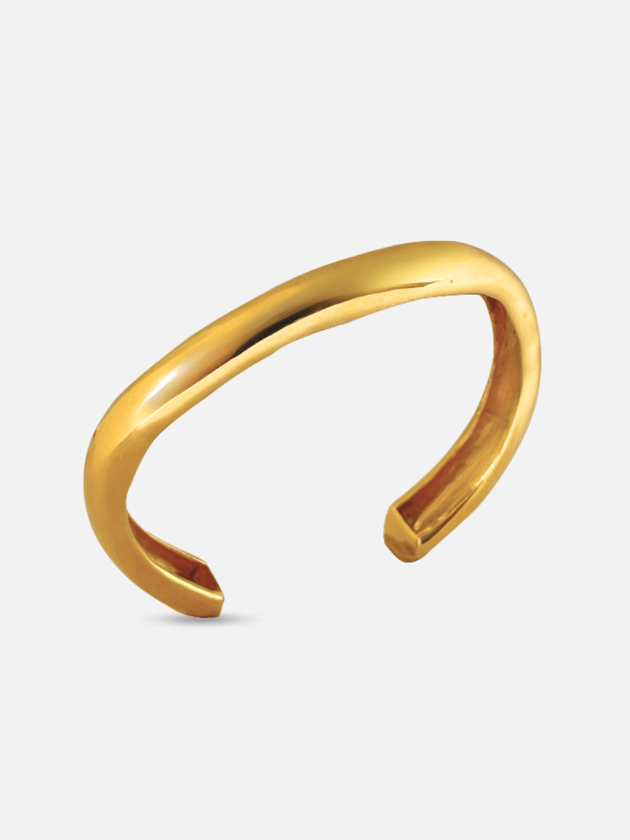 Grel Kalın Asimetrik Kelepçe Bileklik