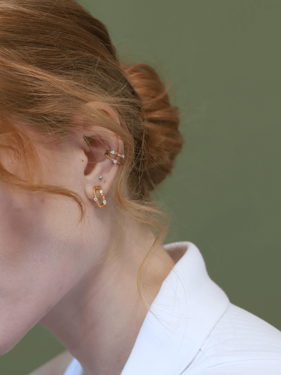 İkili Kıkırdak Küpe