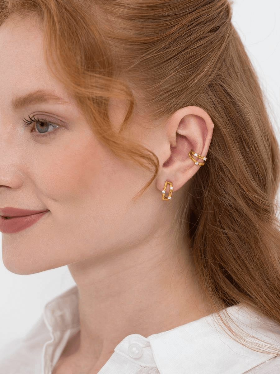 İkili Kıkırdak Küpe