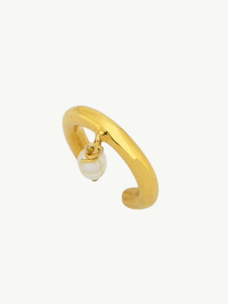 İncili Kıkırdak Küpesi