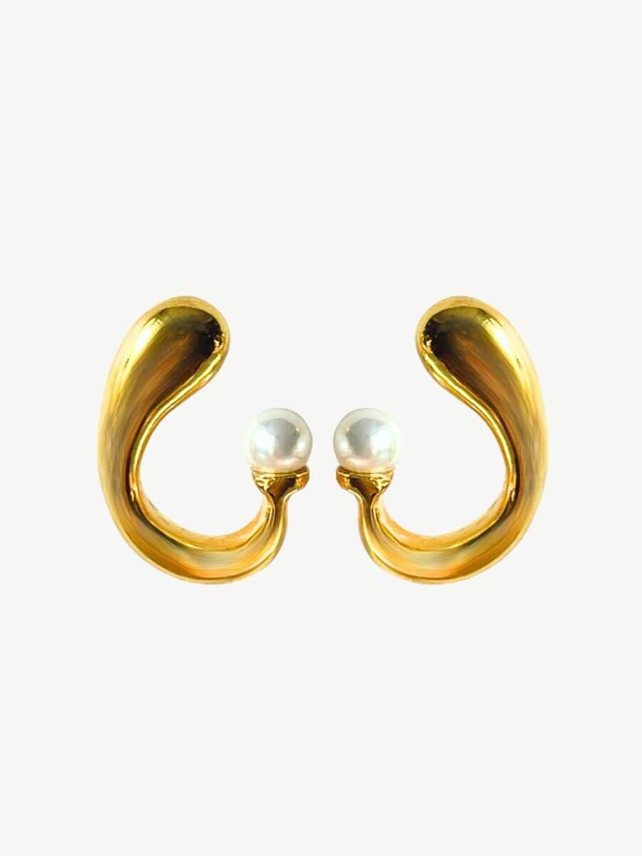 Meya Spiral Halka Küpe