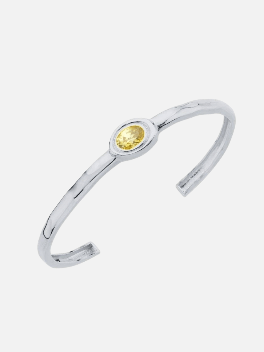 Olivia Tek Taşlı Kelepçe