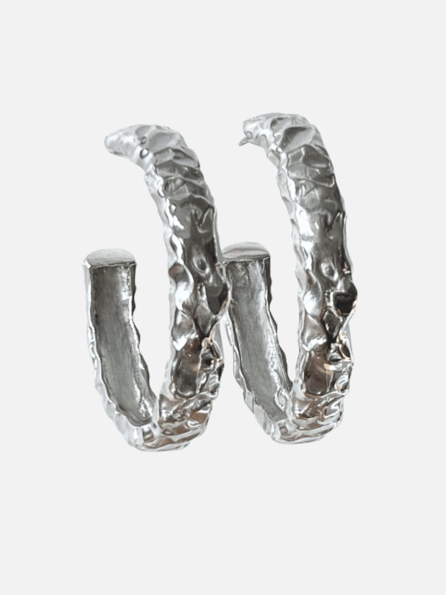 Rara Amorf Yarım Oval Küpe