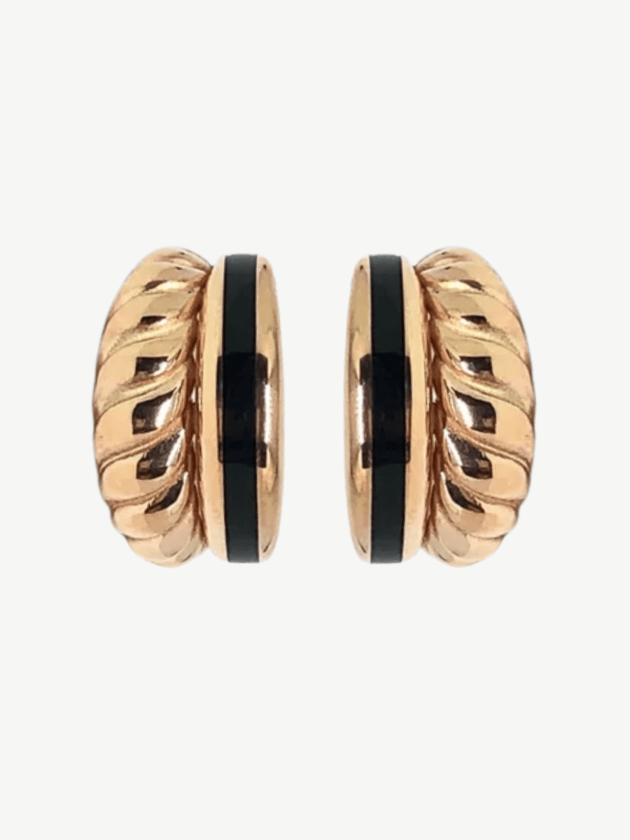 Rosa Mineli Halka Küpe