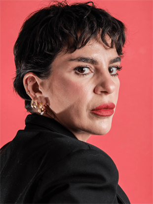 14 Ayar Altın İki Taşlı Tragus Piercing