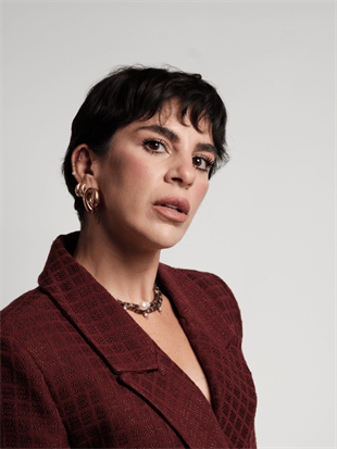 14 Ayar Altın İki Taşlı Tragus Piercing