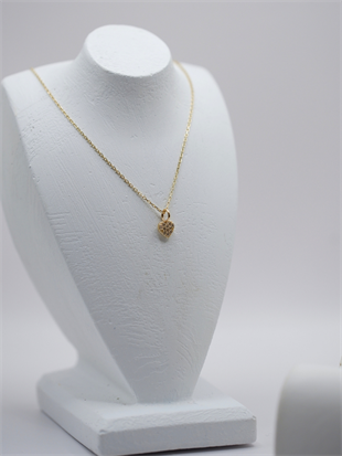 14 Ayar Altın Kalp Set