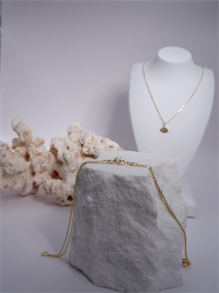 14 Ayar Altın Mini Göz Bileklik