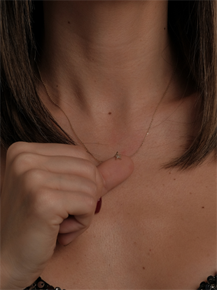 14 Ayar Altın Yıldız Kolye