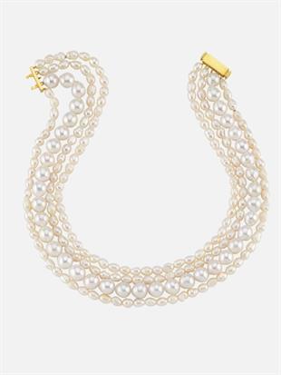 Amour Multi-Pearl Choker