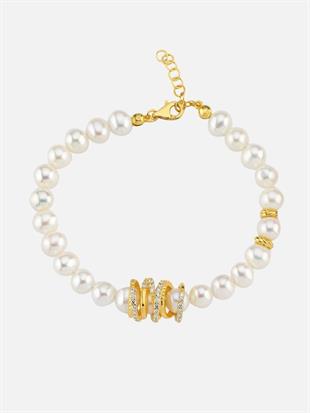 Amour Caged Pearl Bracelet