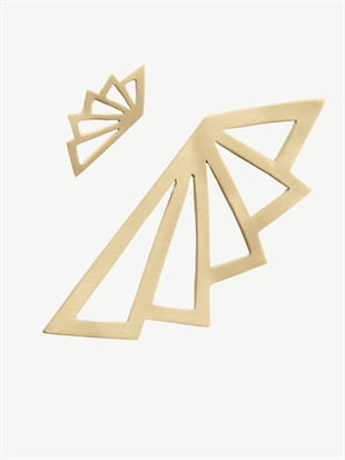 Asymmetric Triangle Earrings