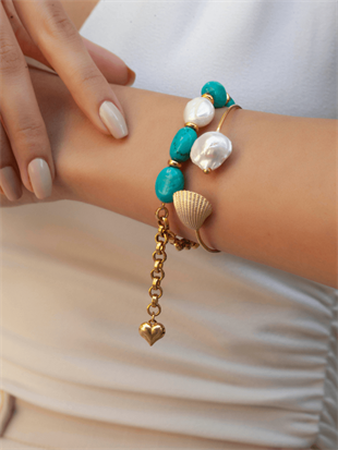 Assora Turquoise Stone Bracelet