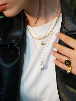 Aura Minimal Pearl Necklace