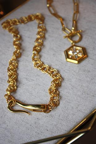 Bond Zincir Kanca Kolye