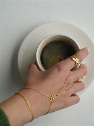 Burl Desenli Yüzük