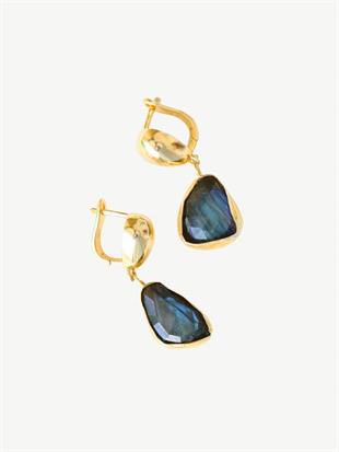 Natural Labradorite Earrings