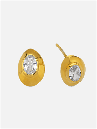 Ella Stone Pin Earrings