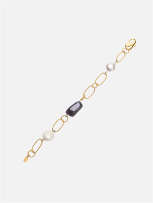 Elly Purple Stone Bracelet