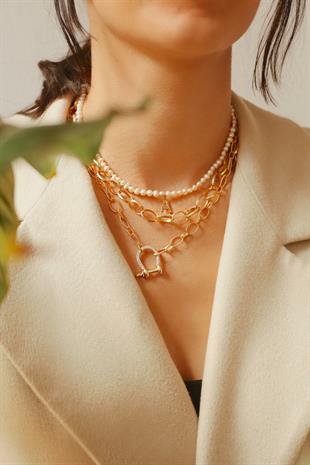 Galia Stone Chain Necklace