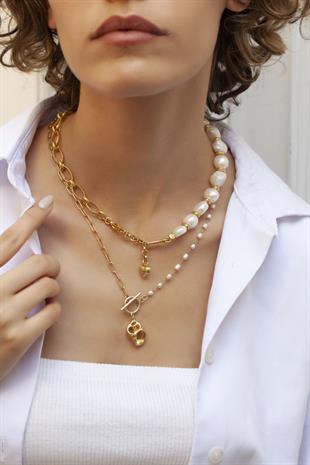 Gela Midye Zincir Kolye