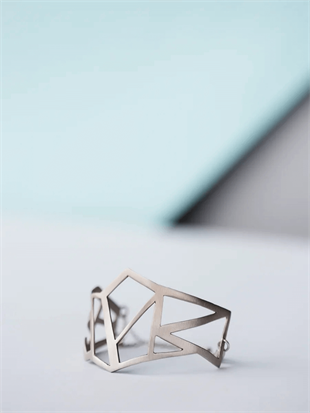 Geometric Cuff Bracelet