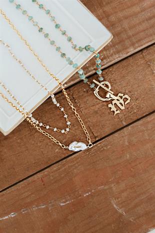 Gothic Letter Necklace