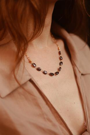 Garnet Stone Necklace