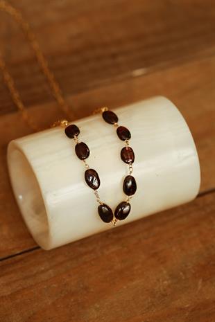 Garnet Stone Necklace