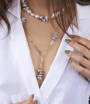 Grez Uzun Zincir Kolye