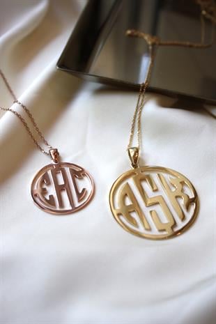Letter Medallion Necklace