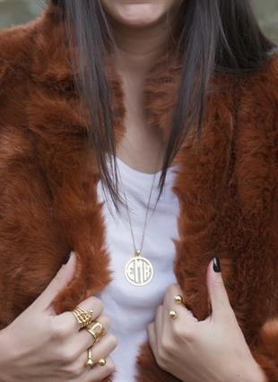 Letter Medallion Necklace