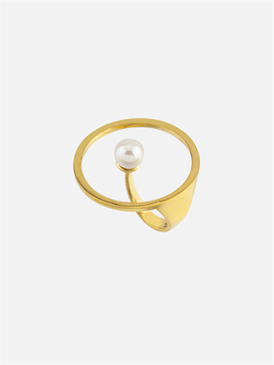 Pearl Round Ring