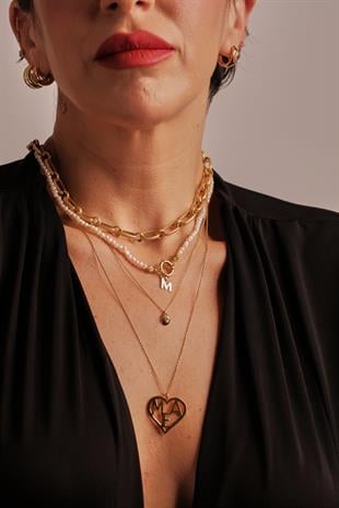 Heart Letter Necklace