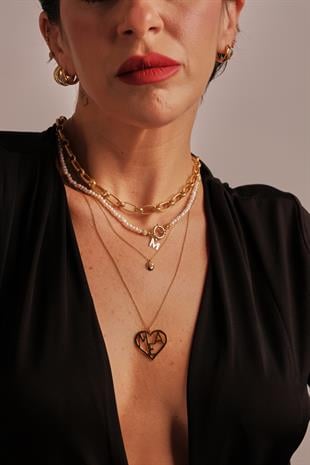 Heart Letter Necklace